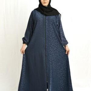 cheeta print abaya 1